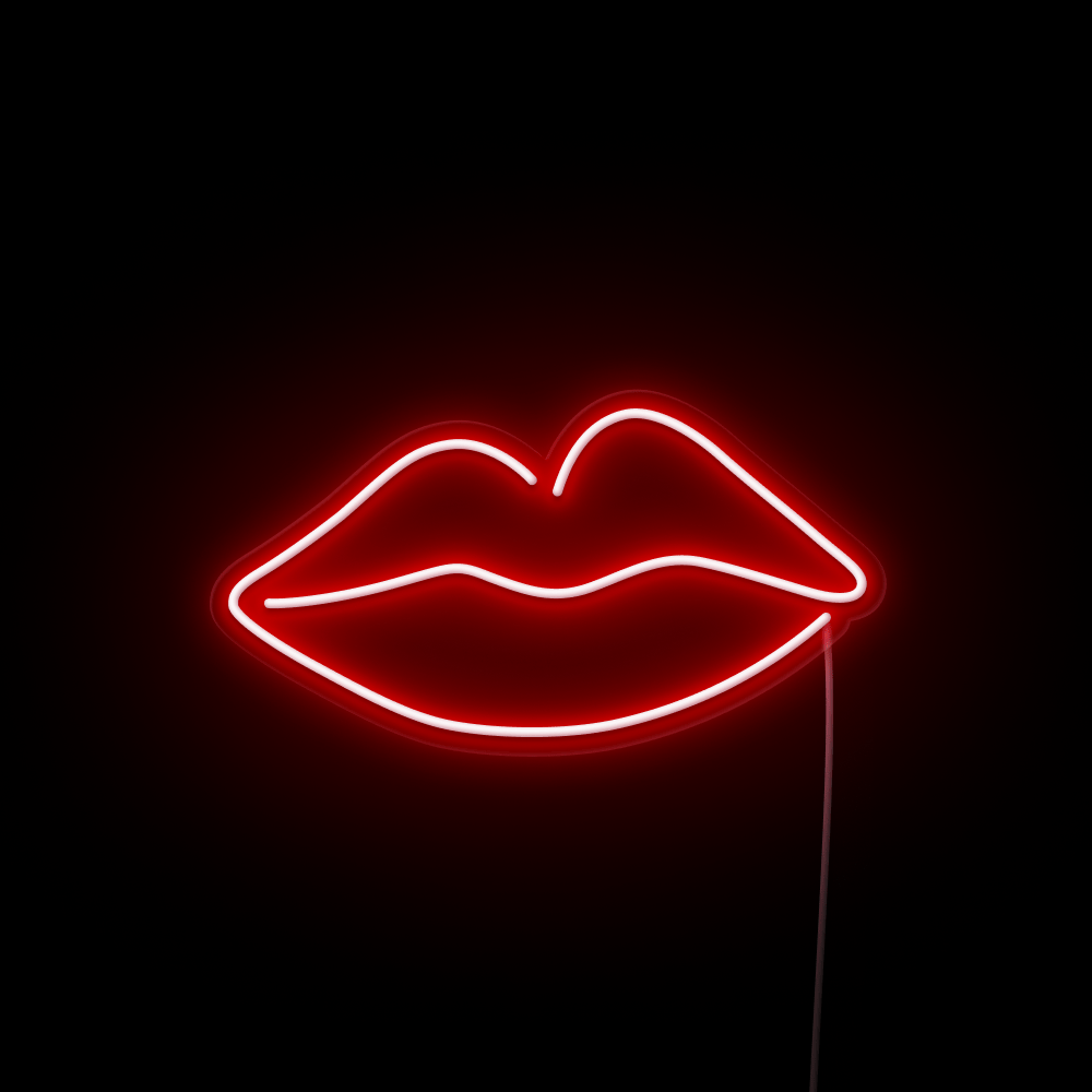 Pucker Up Lips - LED neon sign - StreetLyte